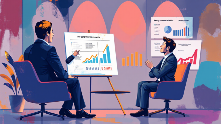 Persona negociando su aumento de salario de forma inteligente.