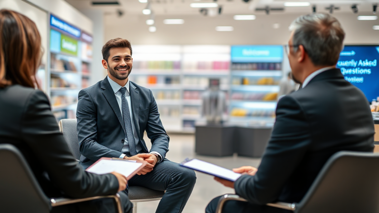 Consejos sobre cómo responder a preguntas comunes en entrevistas de comercio