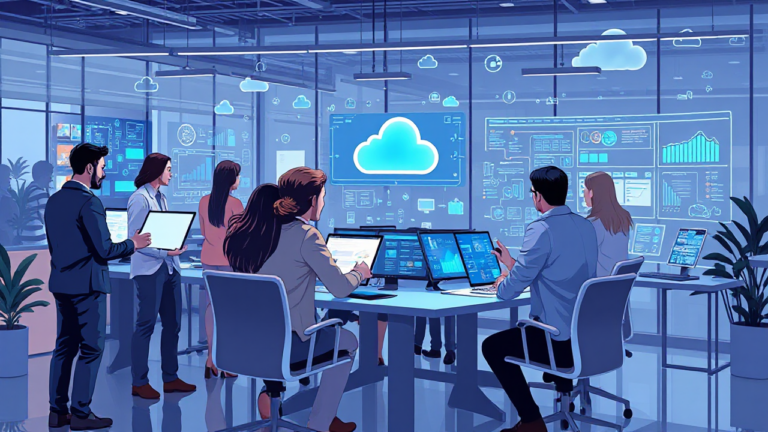 Imagen que representa la rentabilidad y oportunidades en la computación en la nube.