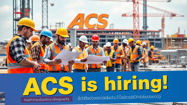 Oportunidades laborales en ACS en el sector de la construcción