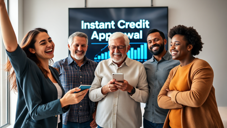 Aprovação instantánea de crédito para financiamiento rápido.