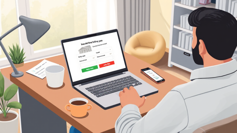 Imagen relacionada con obtener un préstamo personal online, mostrando opciones de financiamiento.