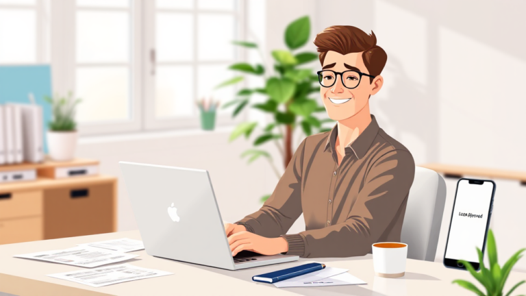 Imagen que ilustra el concepto de préstamo personal fácil y accesible, mostrando dinero y comodidad financiera.