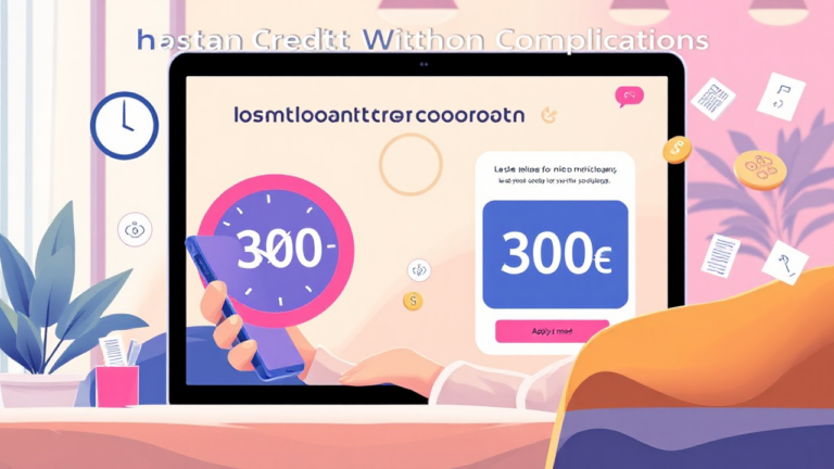 Imagen que ilustra los beneficios del crédito instantáneo sin complicaciones.