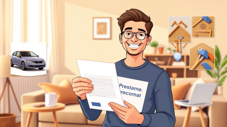 Imagen sobre las ventajas del préstamo personal y su flexibilidad para financiar proyectos personales.