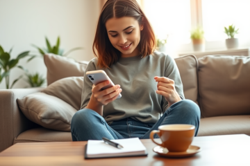 Imagen que ilustra cómo pedir un préstamo desde el celular utilizando diversas aplicaciones financieras.