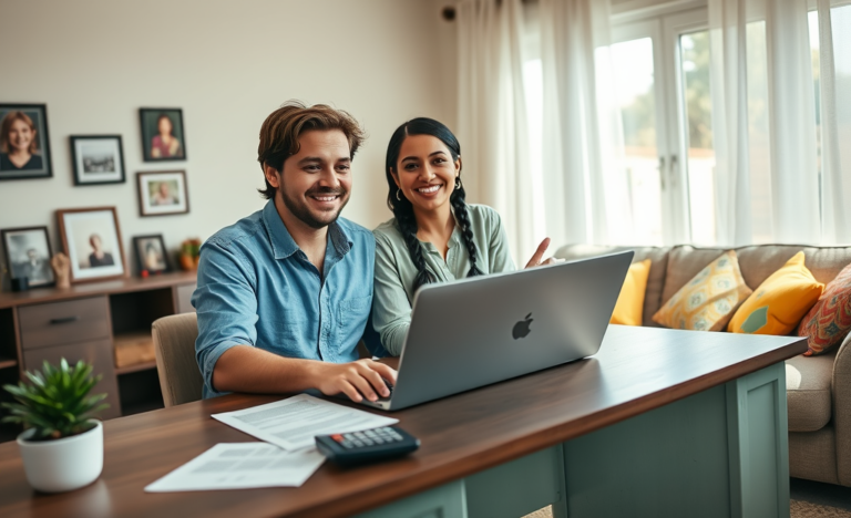 Infografía sobre cómo solicitar un préstamo para latinos a través de New American Funding.